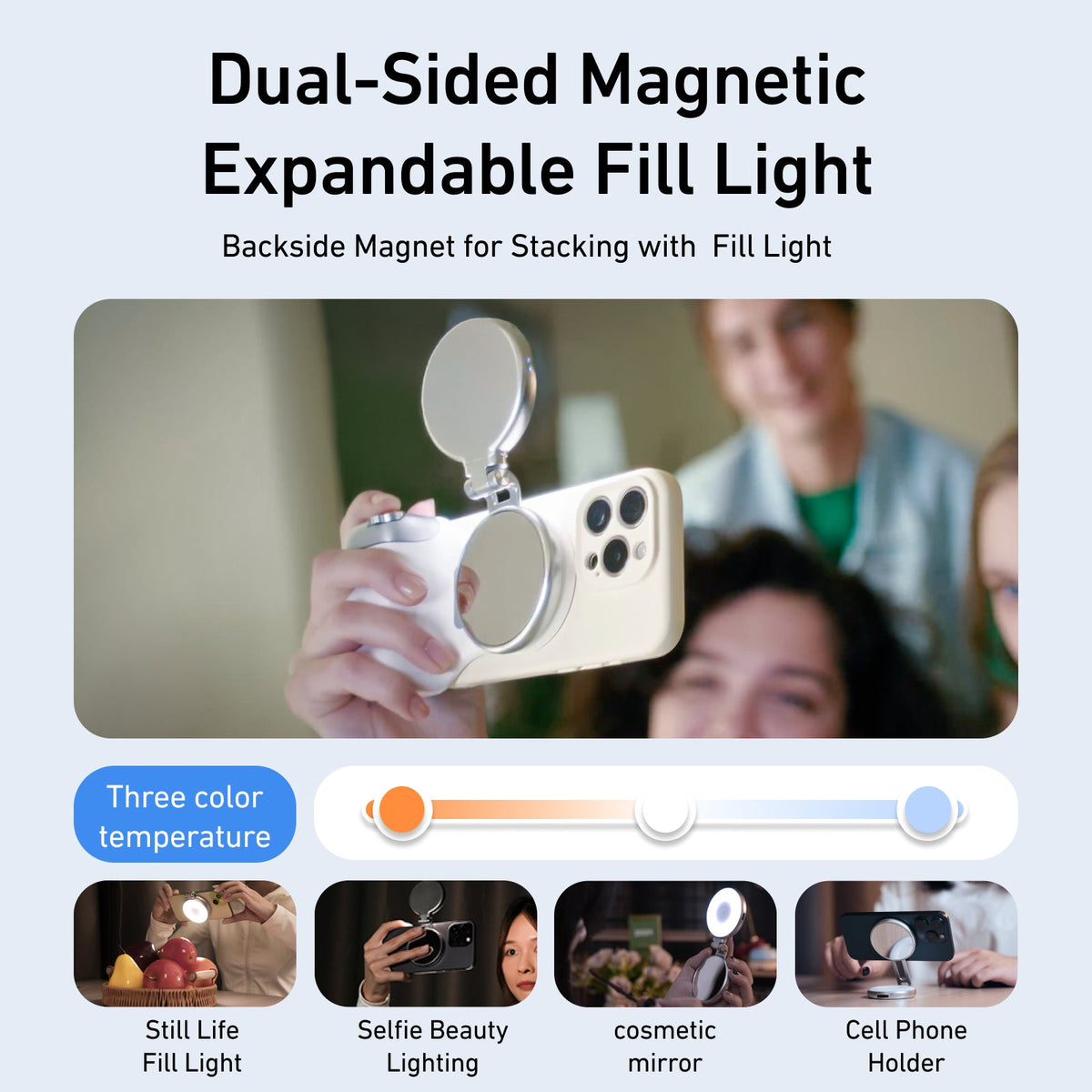 MagShot® – 3-in-1 Magnetic Grip for Photos & Videos